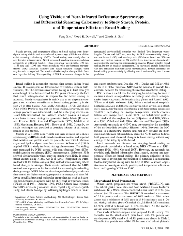 (PDF) Using Visible and Near-Infrared Reflectance Spectroscopy and ...