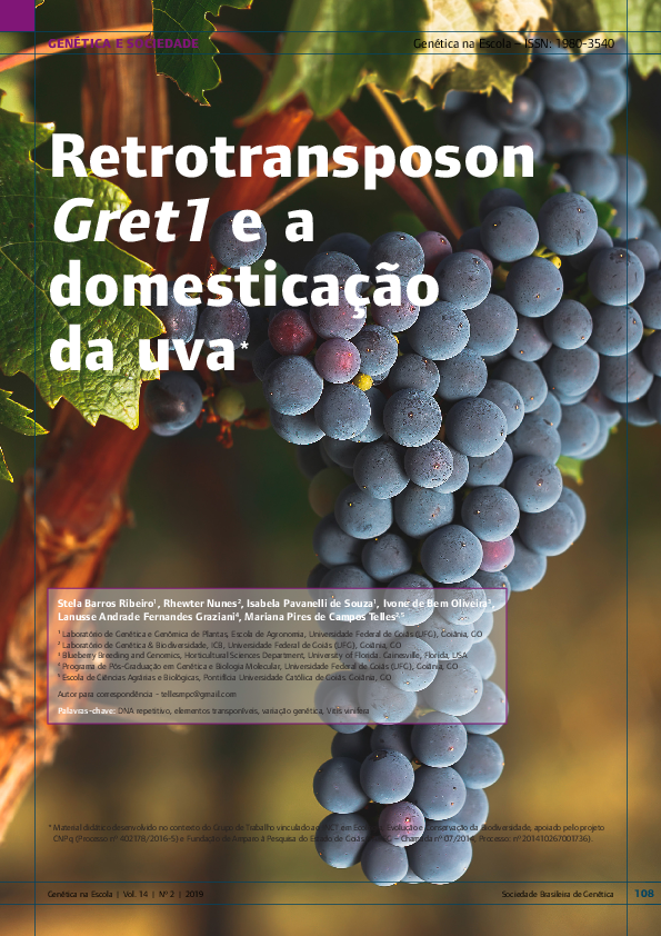(PDF) Retrotransposon Gret1 e a domesticação da uva