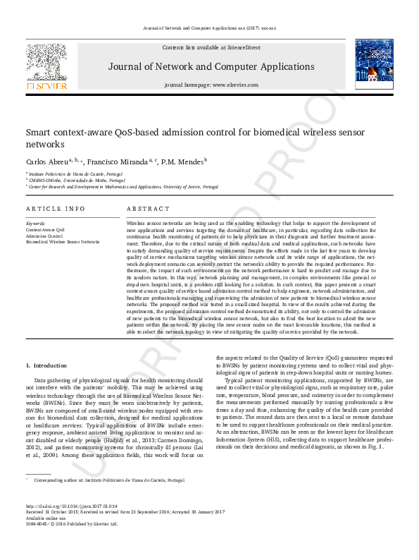 (PDF) Smart context-aware QoS-based admission control for biomedical ...
