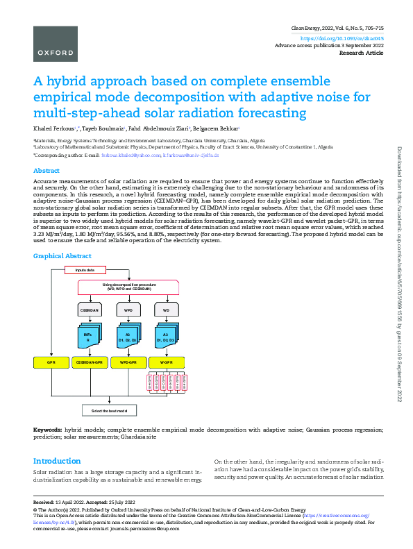 (PDF) A hybrid approach based on complete ensemble empirical mode ...