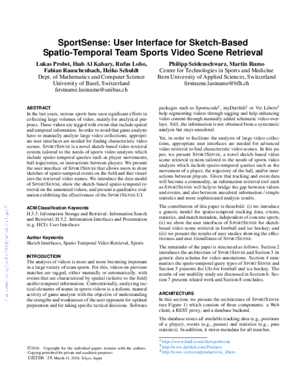 (PDF) SportSense: user interface for sketch-based spatio-temporal team ...