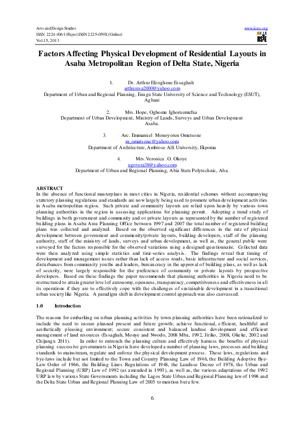 pdf-factors-affecting-physical-development-of-residential-layouts-in