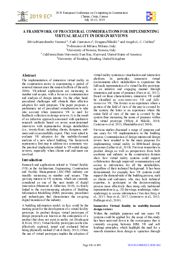 (PDF) A framework of procedural considerations for implementing virtual ...