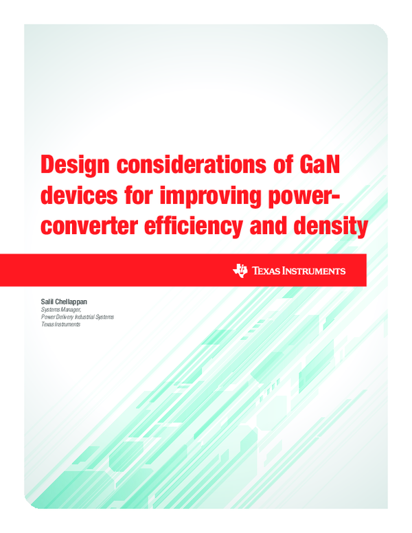 (PDF) Design considerations of GaN devices for improving power ...