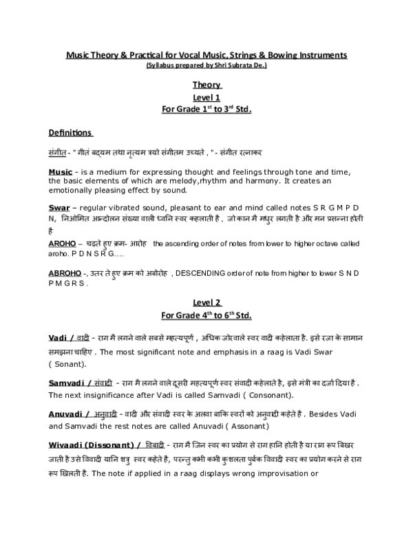(DOC) Music Theory & Practical for Vocal Music, Strings & Bowing ...