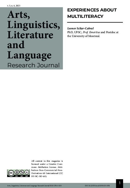 (PDF) EXPERIENCES ABOUT MULTILITERACY (Atena Editora)
