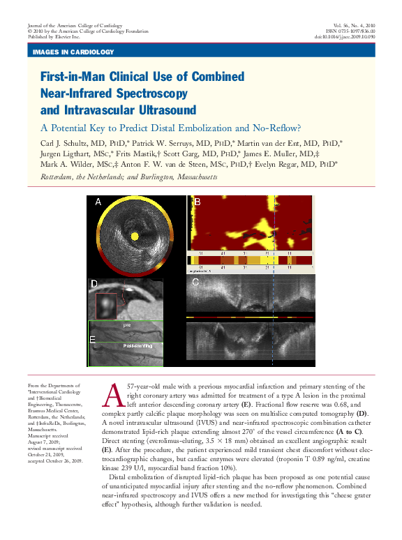 (PDF) First-in-Man Clinical Use of Combined Near-Infrared Spectroscopy ...