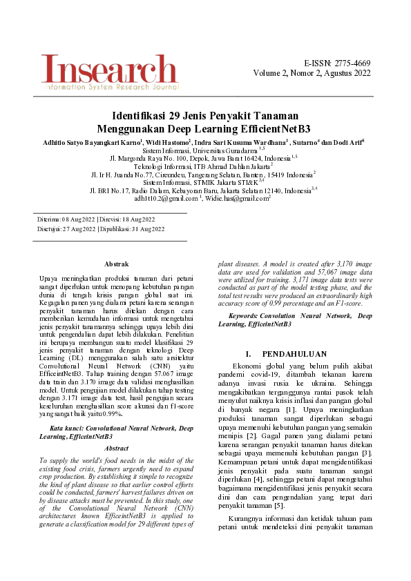 (PDF) Identification of 29 Types of Plant Diseases using Deep Learning ...
