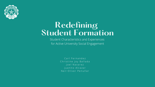 (PDF) Redefining Student Formation