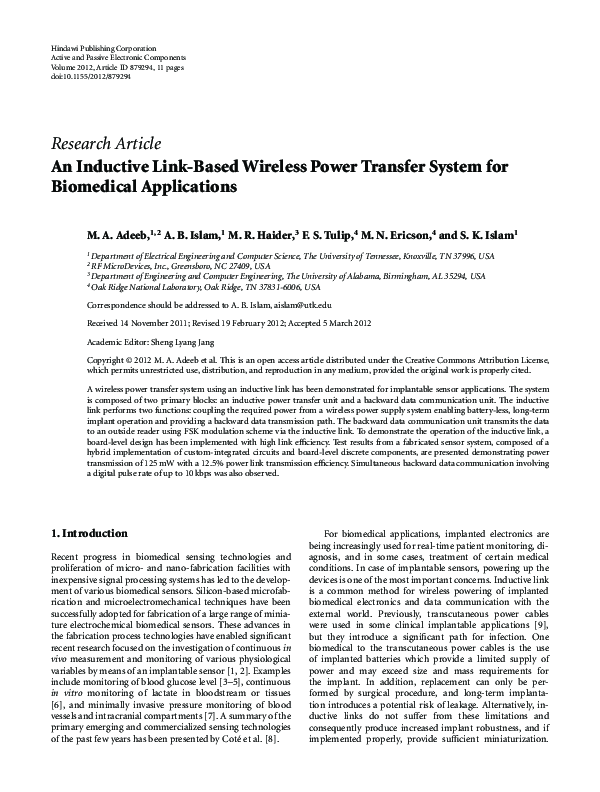 (PDF) An Inductive Link-Based Wireless Power Transfer System for ...