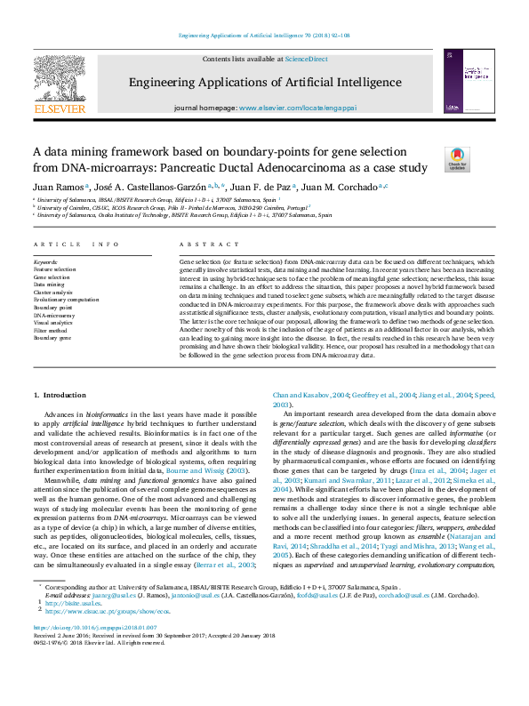 (PDF) A data mining framework based on boundary-points for gene ...