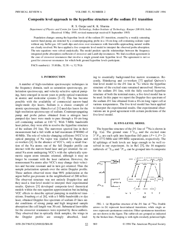 (PDF) Composite level approach to the hyperfine structure of the ...