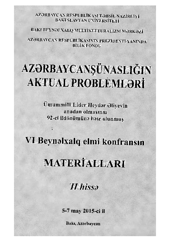 (PDF) AZƏRBAYCANIN MİLLİ AZADLIQ RƏMZİ BABƏKİN ƏBU ƏLİ ƏL-MUHASSİN ƏT ...