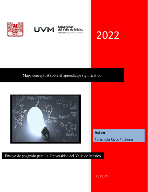 (PDF) Mapa conceptual sobre el aprendizaje significativo