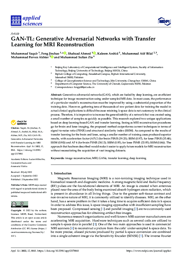 (PDF) GAN-TL: Generative Adversarial Networks with Transfer Learning ...