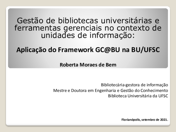 (PDF) Gestão de bibliotecas universitárias e ferramentas gerenciais no ...