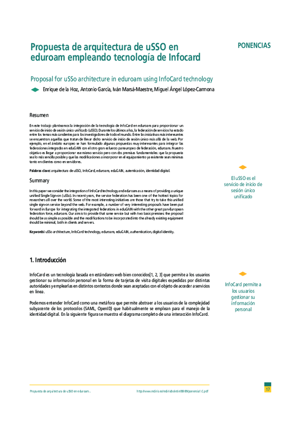 (PDF) Propuesta de arquitectura de uSSO en eduroam empleando tecnología ...