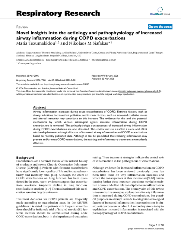 (PDF) Novel insights into the aetiology and pathophysiology of ...