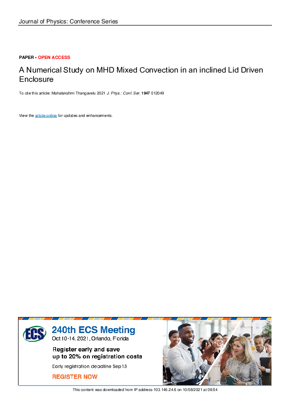 (PDF) A Numerical Study on MHD Mixed Convection in an inclined Lid ...