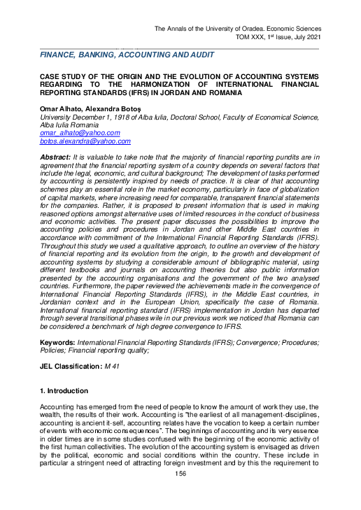 (PDF) CASE STUDY OF THE ORIGIN AND THE EVOLUTION OF ACCOUNTING SYSTEMS ...