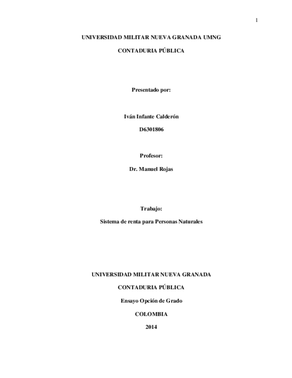 (PDF) Sistema de renta para personas naturales