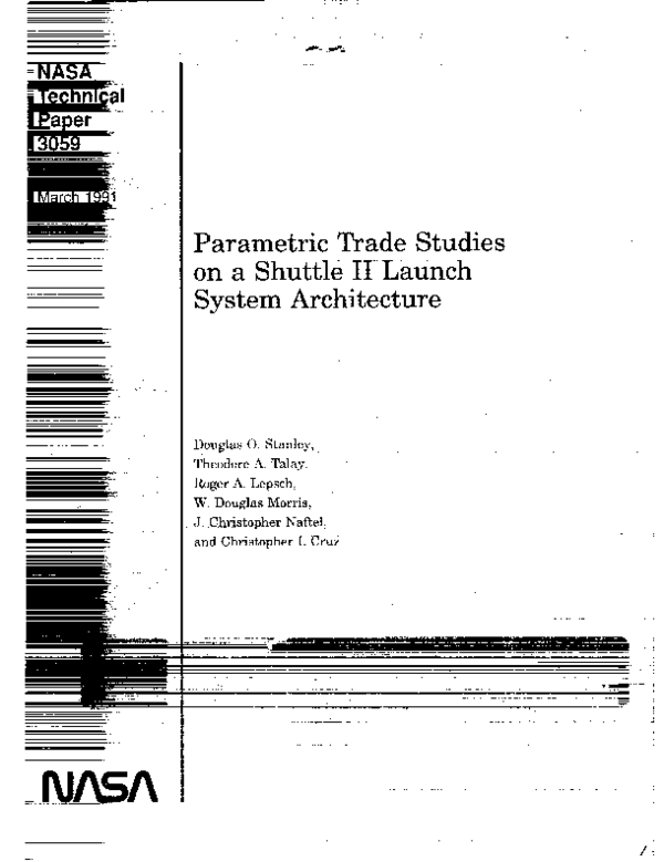 (PDF) Parametric trade studies on a Shuttle 2 launch system architecture