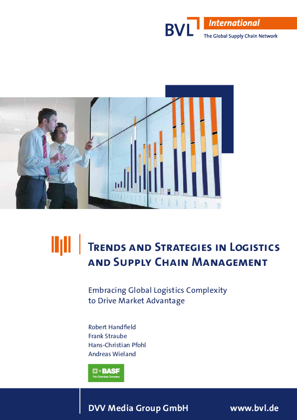 (PDF) Trends and Strategies in Logistics and Supply Chain Management
