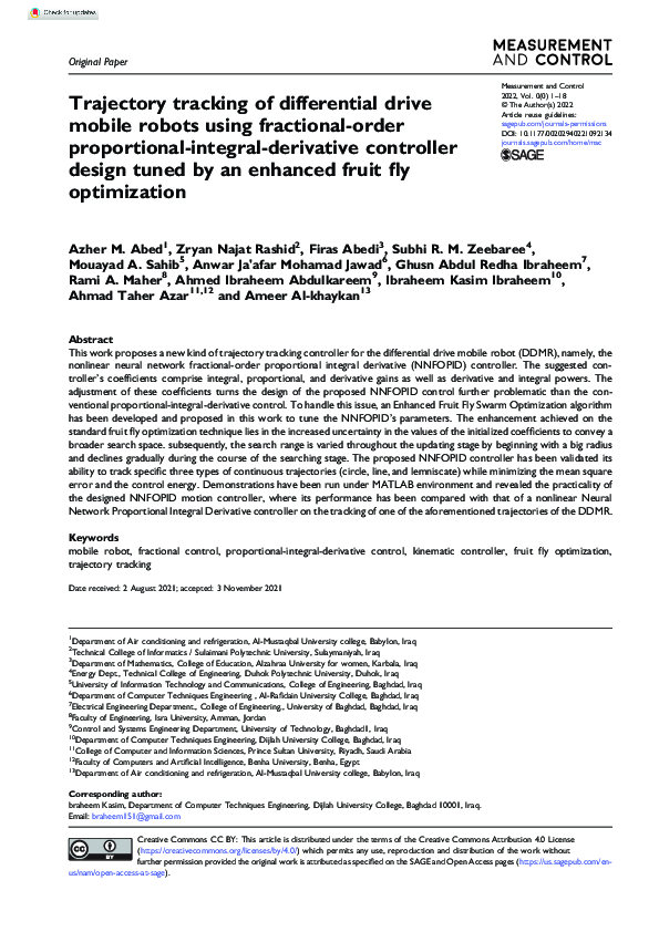 (PDF) Trajectory tracking of differential drive mobile robots using ...