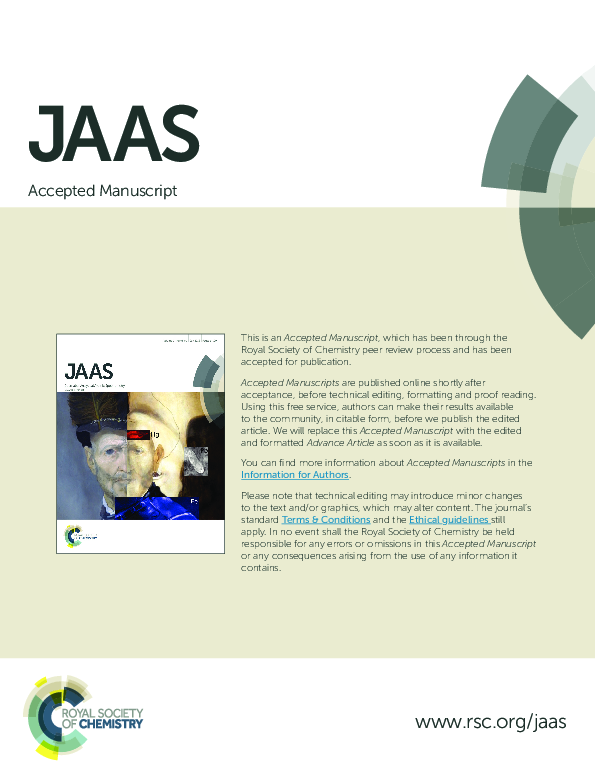(PDF) Lewisite exposure biomarkers in urine by liquid chromatography ...
