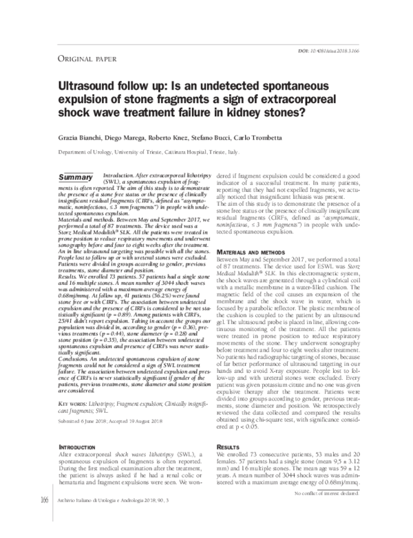 (PDF) Ultrasound follow up: Is an undetected spontaneous expulsion of ...
