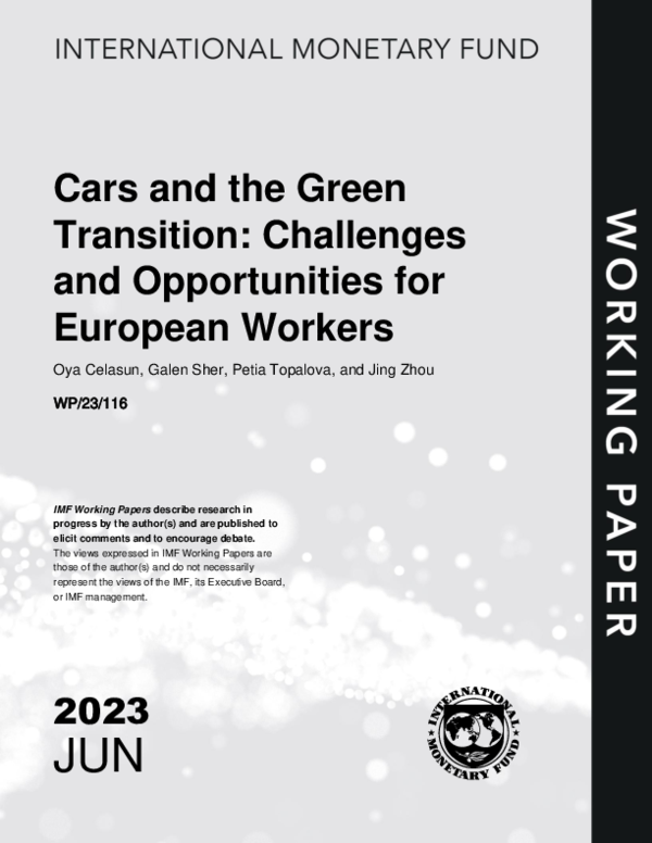 Cars and the Green Transition: Challenges and Opportunities for European Workers