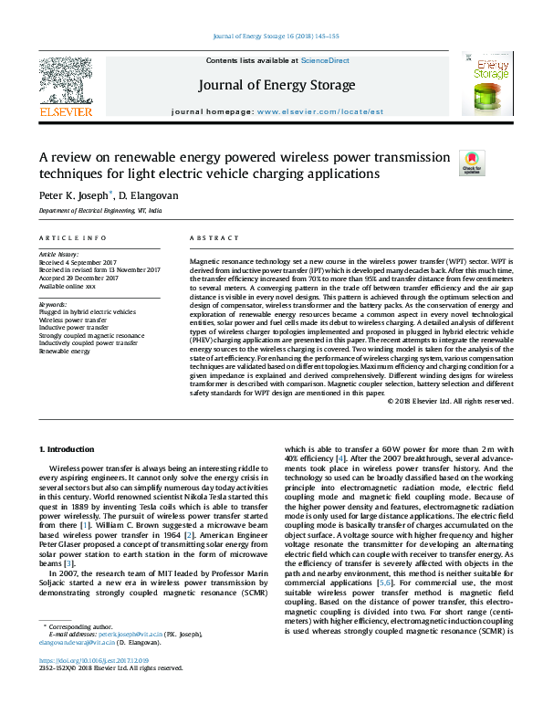 (PDF) A review on renewable energy powered wireless power transmission ...