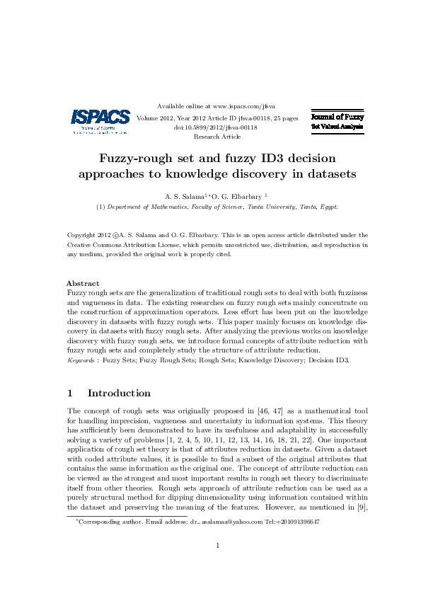 (PDF) Fuzzy-rough set and fuzzy ID3 decision approaches to knowledge ...