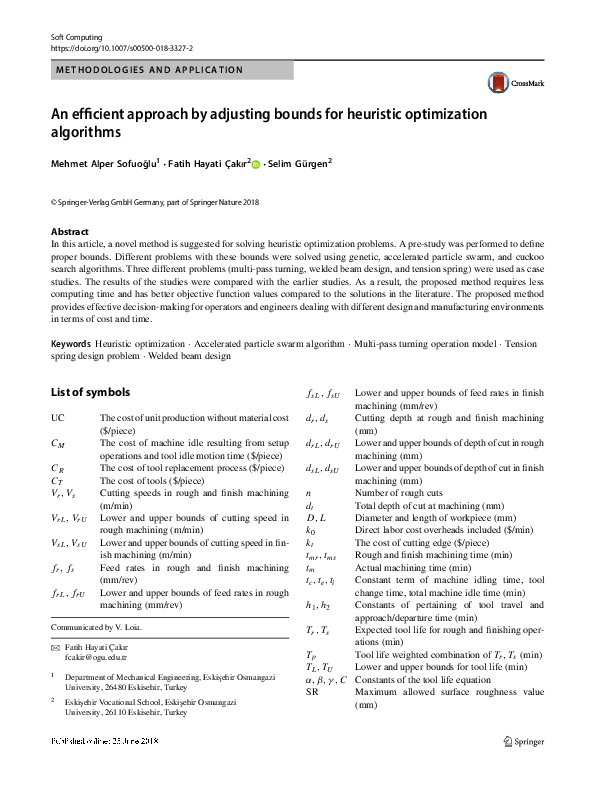 (PDF) An efficient approach by adjusting bounds for heuristic ...