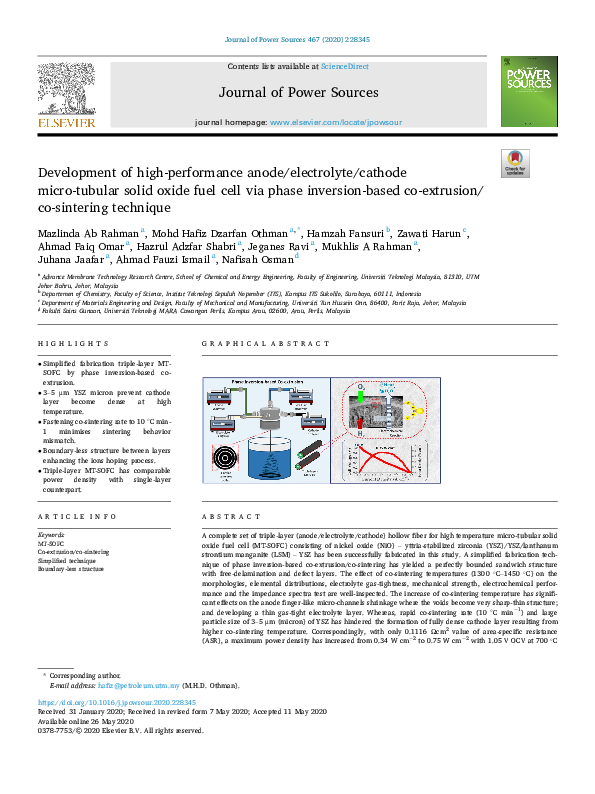 (PDF) Development of high-performance anode/electrolyte/cathode micro ...