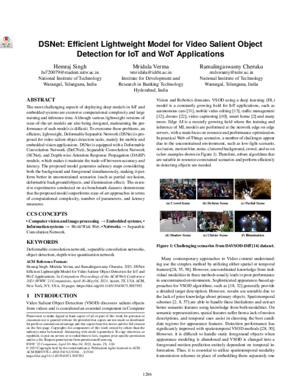 (PDF) DSNet: Efficient Lightweight Model for Video Salient Object ...