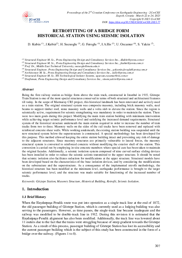 (PDF) Retrofitting of a Bridge Form Historical Station Using Seismic ...