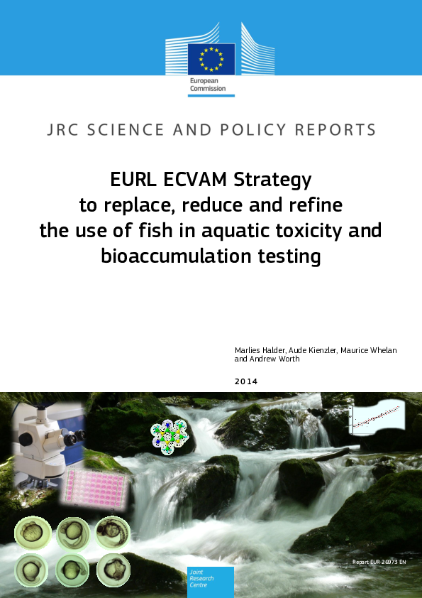 (PDF) EURL ECVAM Strategy to replace, reduce and refine the use of fish ...