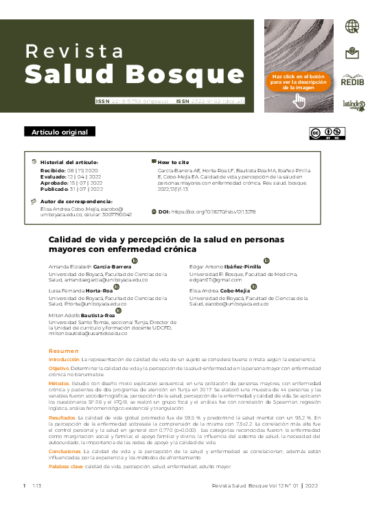 (PDF) Calidad de vida y percepción de la salud en personas mayores con ...