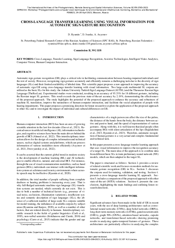 (PDF) Cross-Language Transfer Learning Using Visual Information for ...