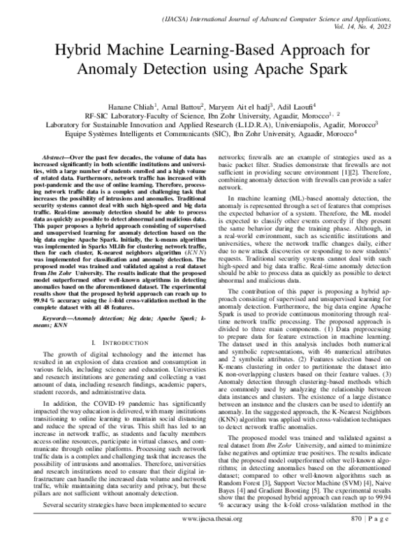 (PDF) Hybrid Machine Learning-Based Approach for Anomaly Detection ...