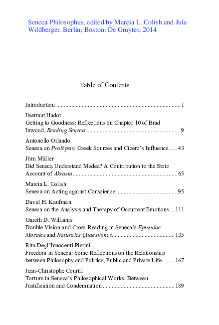 (PDF) Seneca Philosophus