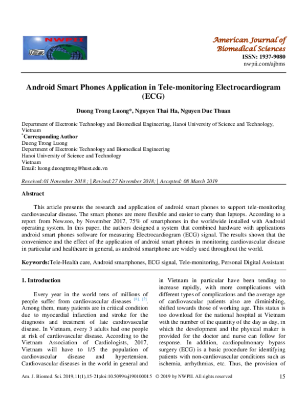 (PDF) Android Smart Phones Application in Tele-monitoring ...