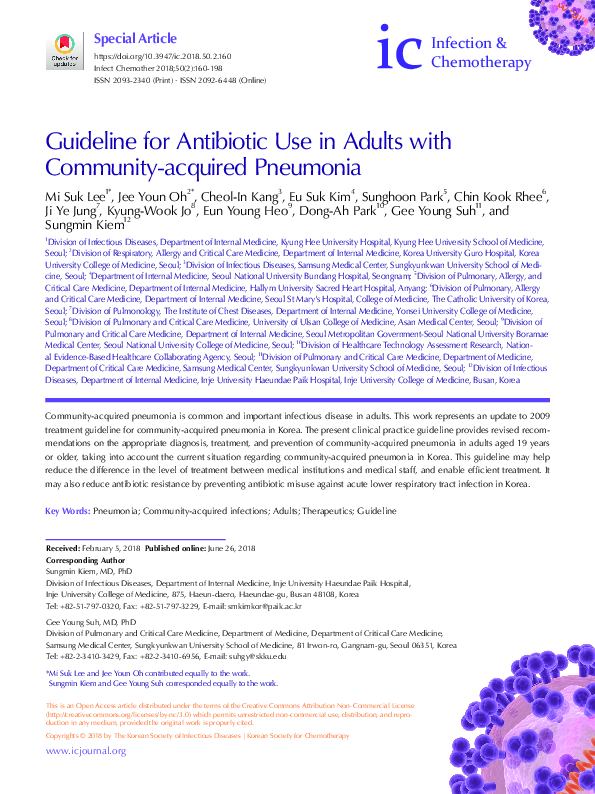(PDF) Guideline for Antibiotic Use in Adults with Community-acquired ...