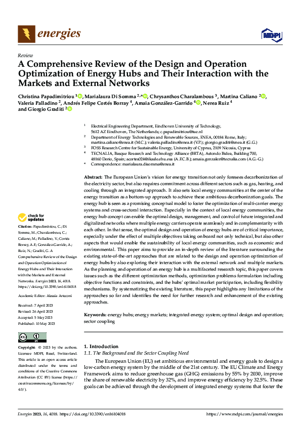 (PDF) A Comprehensive Review of the Design and Operation Optimization ...