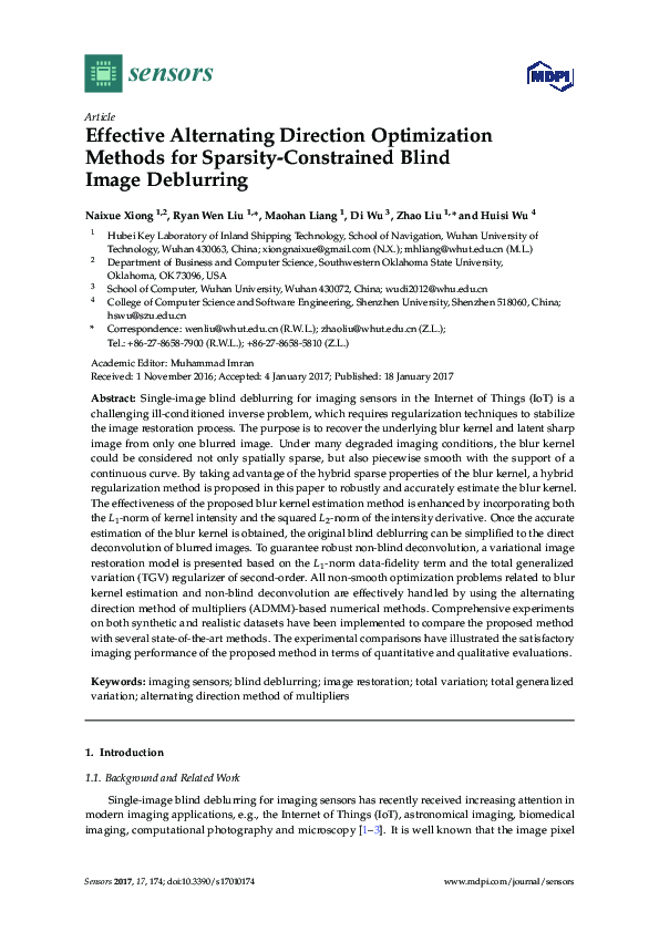 (PDF) Effective Alternating Direction Optimization Methods for Sparsity ...