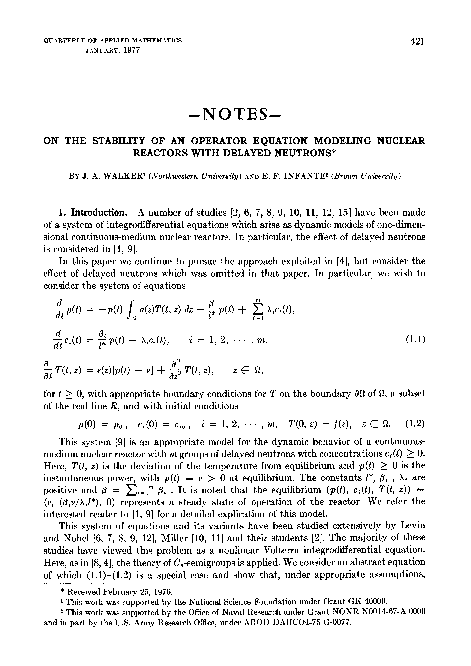 (PDF) On the stability of an operator equation modeling nuclear ...