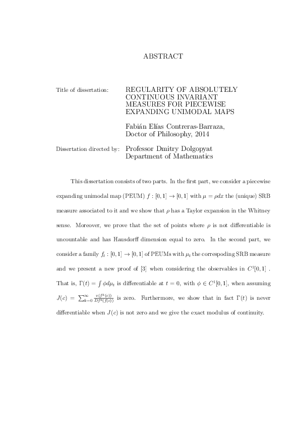 (PDF) Regularity of absolutely continuous invariant measures for ...