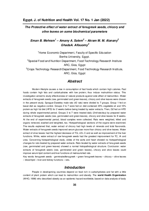 (PDF) The Protective effect of water extract of fenugreek seeds ...