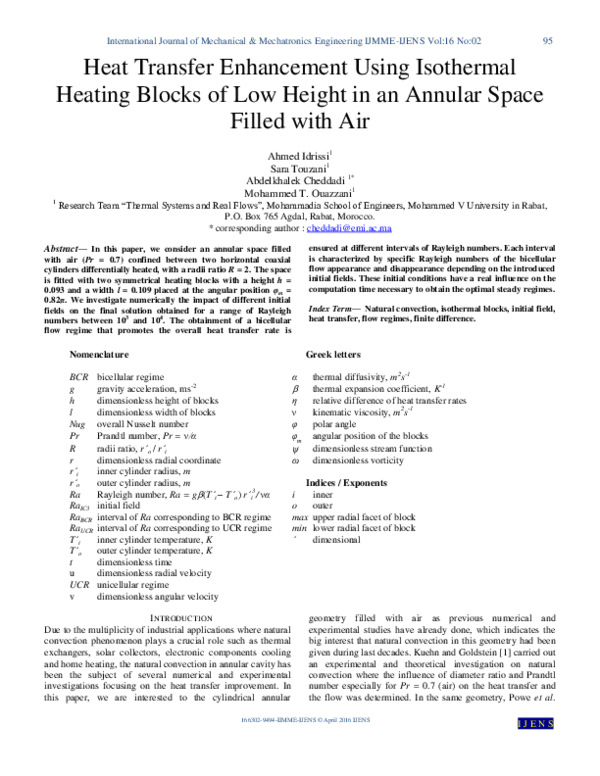 (PDF) Heat Transfer Enhancement Using Isothermal Heating Blocks of Low ...